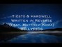 Lyrics of Written in reverse Tiesto