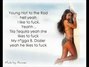 Il testo della I like to fuck Tila Tequila
