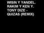 Il testo della Quizas [remix] Tony Dize