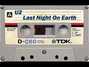 Lyrics of Last night on earth (single version) U2