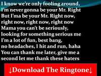 pochette album Mr right now