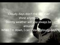 pochette album Cloudy days