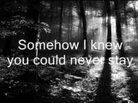 pochette album One last goodby