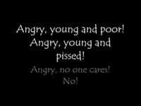 pochette album Angry, young and poor