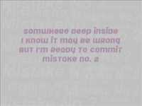 pochette album Mistake no.2