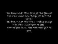 pochette album No good