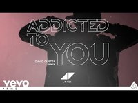 pochette album Addicted to you (david guetta remix)