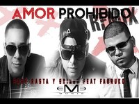 pochette album Amor prohibido (remix)