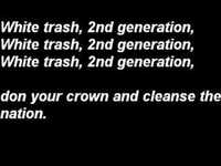 pochette album White trash (2nd generation)