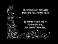 pochette album Bendin' the rules