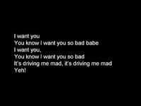 pochette album I want you