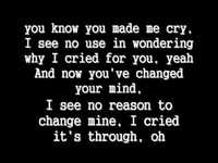 pochette album Not a second time