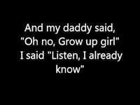 pochette album Grow up girl