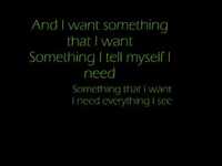 pochette album I want something that i want