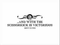 pochette album …and with the scissorkick is victorious