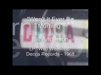 pochette album Won't it ever be morning