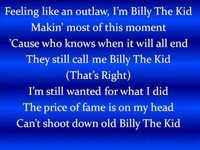 pochette album Billy the kid