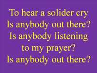 pochette album Is anybody out there