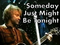 pochette album Someday just might be tonight