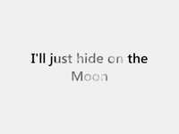 pochette album Hide on the moon