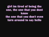 pochette album Tired of being the one