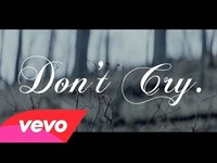 pochette album Don't cry