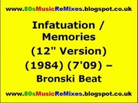 pochette album Infatuation / memories