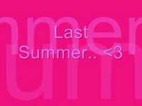 pochette album Last summer