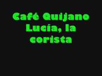 pochette album Lucía , la corista