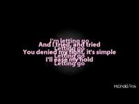 pochette album Letting go