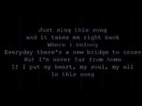 pochette album In this song