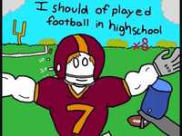 pochette album I should have played football in highschool!