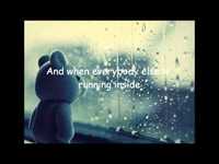 pochette album I love the rain