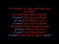 pochette album Love you to death