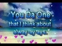 pochette album You da one