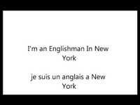 pochette album Englishman in new york (traduction)