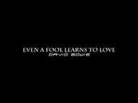 pochette album Even a fool learns to love