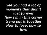 pochette album How to love