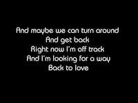 pochette album Back to love, aaja re