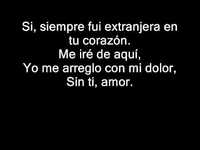 pochette album Extranjera