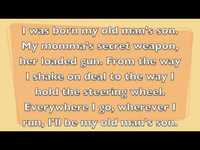 pochette album My old man's son