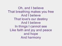 pochette album Believe