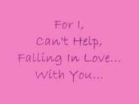 pochette album I can't help falling in love with you