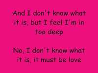 pochette album It must be love