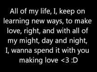 pochette album Making love