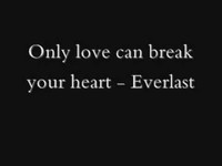 pochette album Only love can break your heart