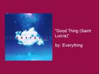 pochette album Good thing (st. luicia)
