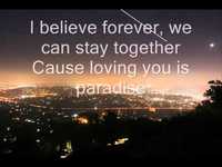 pochette album Loving you is paradise