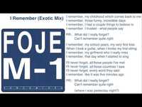 pochette album I remember