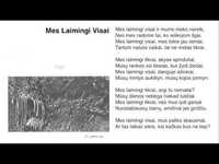 pochette album Mes laimingi visai